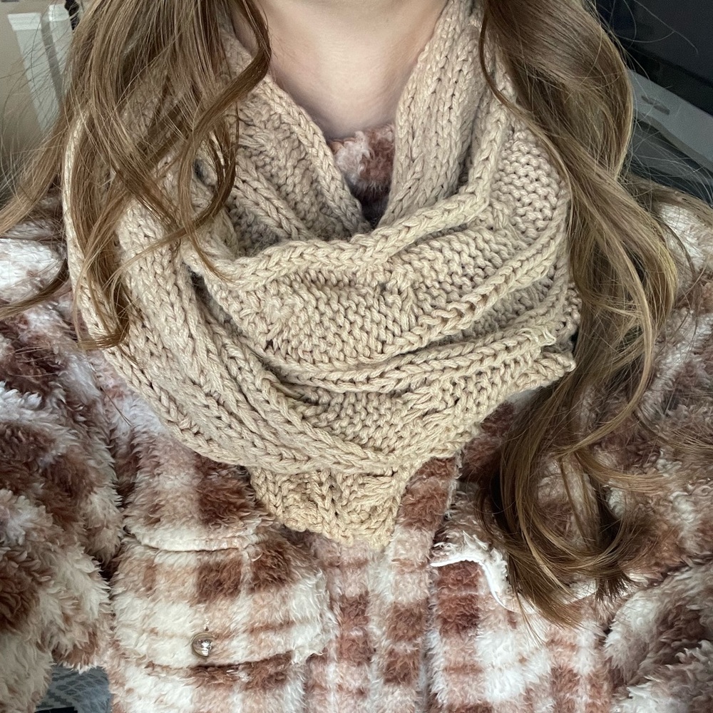 tan CC scarf